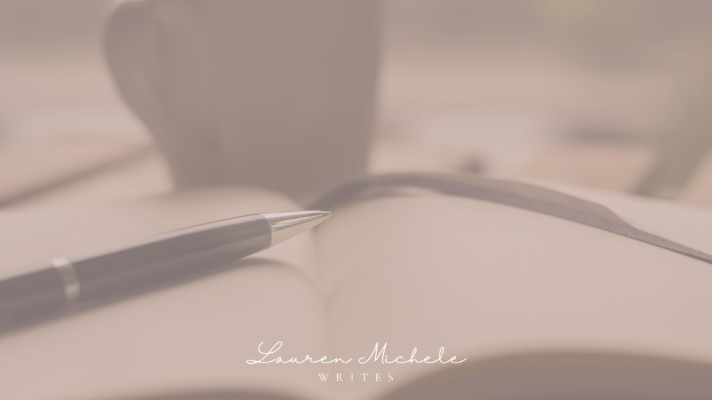 Image of opened journal representing the personal growth journey discoverable in the book Just Tell Me What To Do—a midlife memoir of transformation and rejecting prescribed norms for women by Lauren Michele Fields